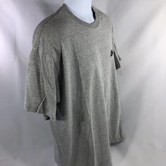Vintage Nike T Shirt Gray Tag Embroidered Short Sleeve Y2K 2000s XL Fits Smaller - Picture 4 of 9